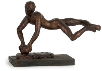 Diving save - Benno Schotz