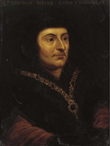 British School 18thcentury Portrait Of Sir Thomas More Mutualart