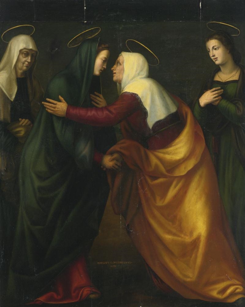 THE VISITATION by Mariotto Albertinelli