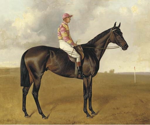 Ladas, with Jack Watts up by Alfred Wheeler