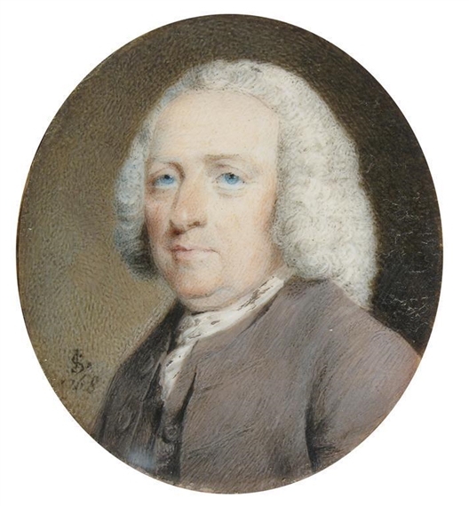 Luke Sullivan | Portrait of a gentleman wearing a brown coat (1768 ...
