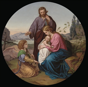 The Holy Family - Nazarene School, 19th Century