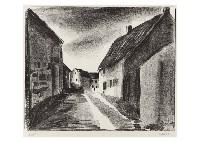 Rue a Herouville by Maurice de Vlaminck, 1921