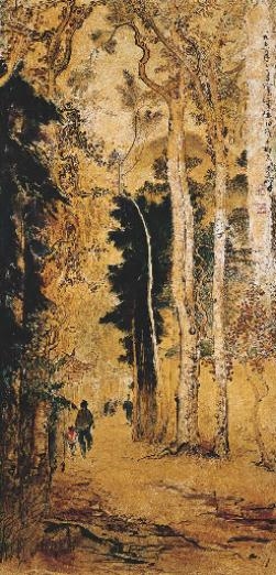 View of old bridge in Ling Yin