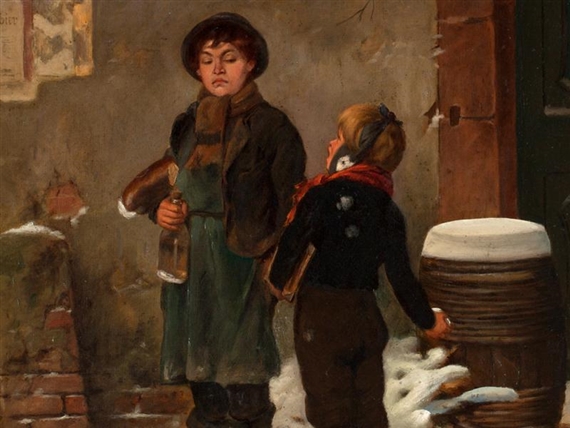 Friedrich Peter Hiddeman | Ill-Humoured Adolescent (Circa 1880) | MutualArt