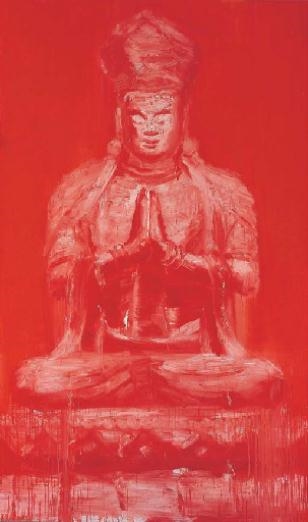 Guanyin Buddha by Yan Pei Ming, 2002