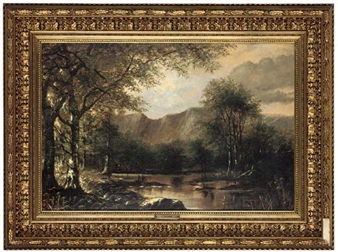 A calm stretch of river - P. Graham