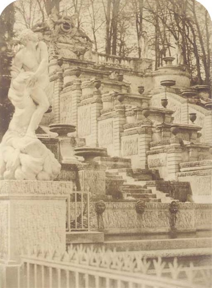 Fontaine dans le Parc du Château de St. Cloud by Louis Robert, circa 1852