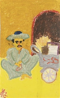 WITH A GOUACHE AND TWO INK DRAWINGS - Red Grooms