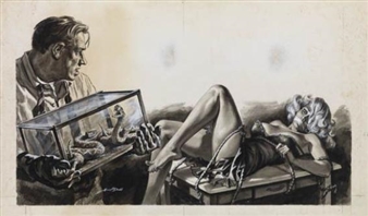 Pulp fiction illustration - Howell Dodd