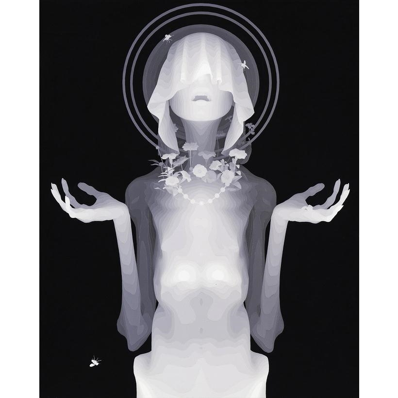 Artwork by Kazuki Takamatsu, Ecologist of the week, Made of Acrylic, acryl gouache, medium, tarpaulins, chalk ground, giclee print on canvas