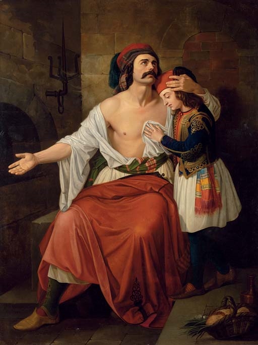 Artwork by G. B. Garavaglia, A desperate plea, Made of oil on canvas