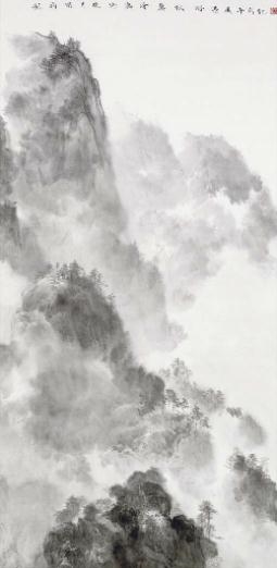 Artwork by Sun Bin, SEA OF CLOUD, Made of ink on paper