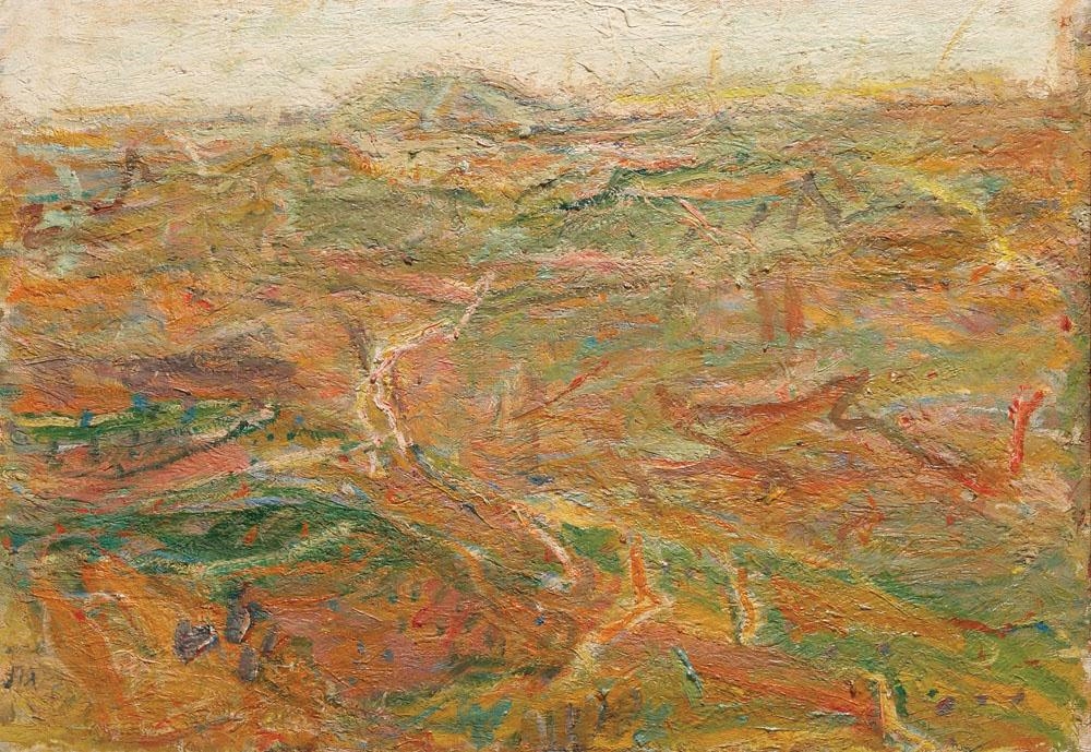 Artwork by Eliahu Gat, Landscape, Made of Oil on canvas