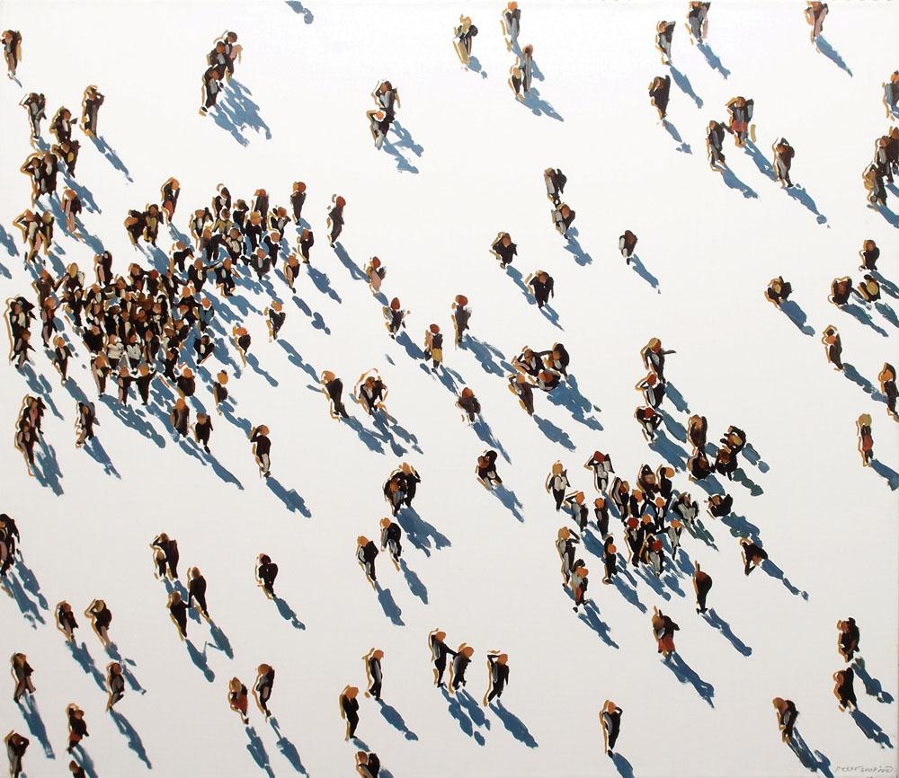 Artwork by Avraham Pesso, In and Out, Made of Oil on canvas