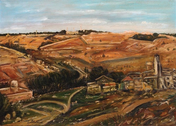 Jerusalem Landscape by Ludwig Blum
