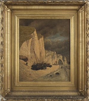 Arctic Scene With Ships - Emile Faure-Beaulieu