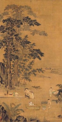 WHILING THE SUMMER AWAY by Qiu Ying, 1495-1552
