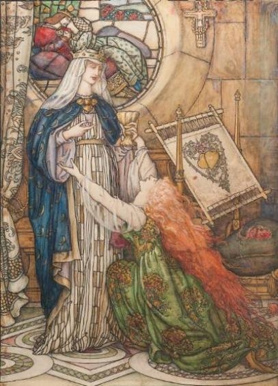 George Woolliscroft Rhead | Fair Rosamond | MutualArt