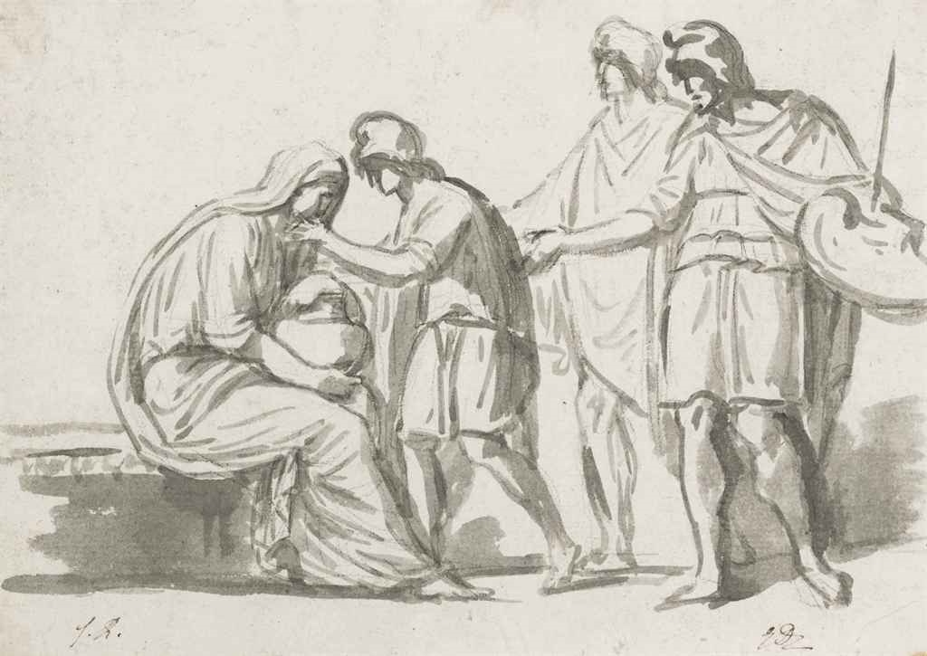 Jacques-Louis David, Etude de tête portant le bonnet phrygien