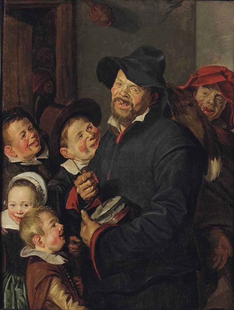 Frans Hals | The Rommel Pot player with five children | MutualArt