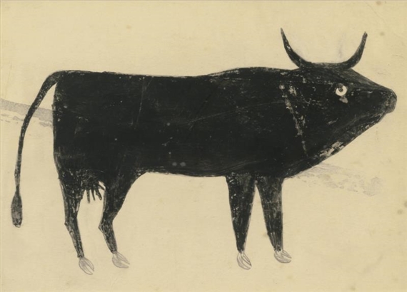 BLACK COW by Bill Traylor, 1939-1942