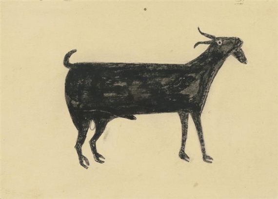 BLACK BILLY by Bill Traylor, 1939-1942