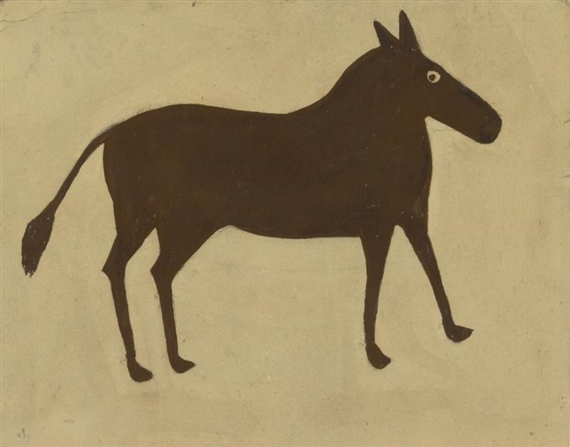 BROWN MULE by Bill Traylor, 1939-1942