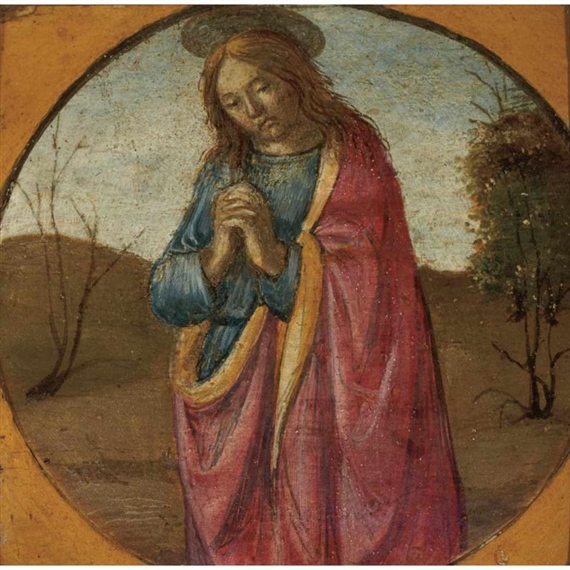 Bartolomeo di Giovanni | Saint John the Evangelist in Prayer | MutualArt