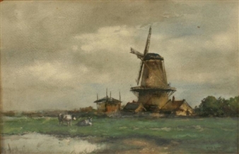Dutch Windmill - William J. Leenders
