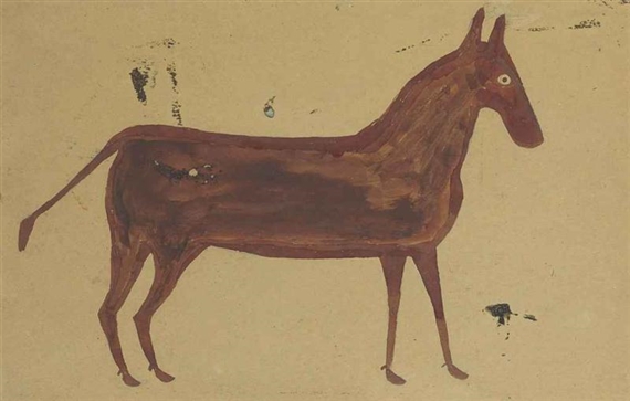Brown Mule by Bill Traylor
