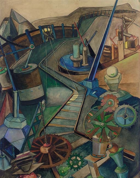 Mechanischer Garten by Hannah Höch, 1920