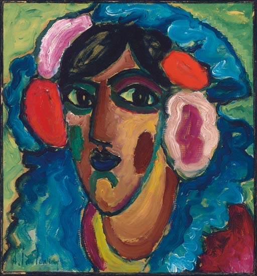 Infantin (Spanierin) by Alexej von Jawlensky, 1912-1913