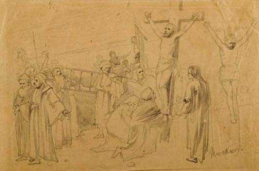 Study for the Passion by Mihaly Munkacsy