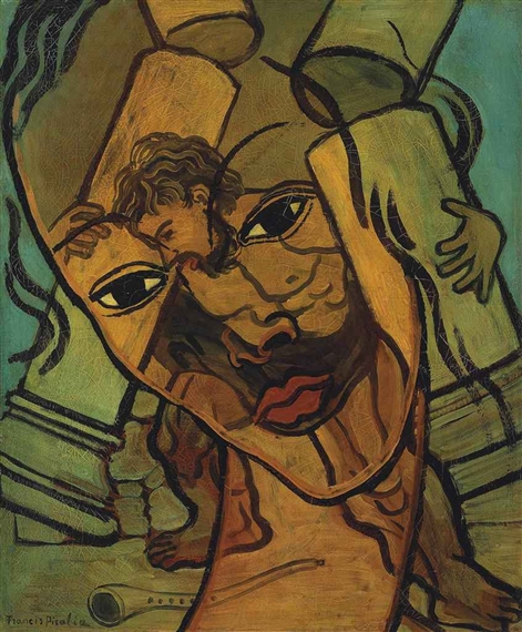 Transparence (Samson et Dalila) by Francis Picabia, circa 1935-1937