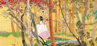 Shimomura Kanzan kept nihonga clean and cool