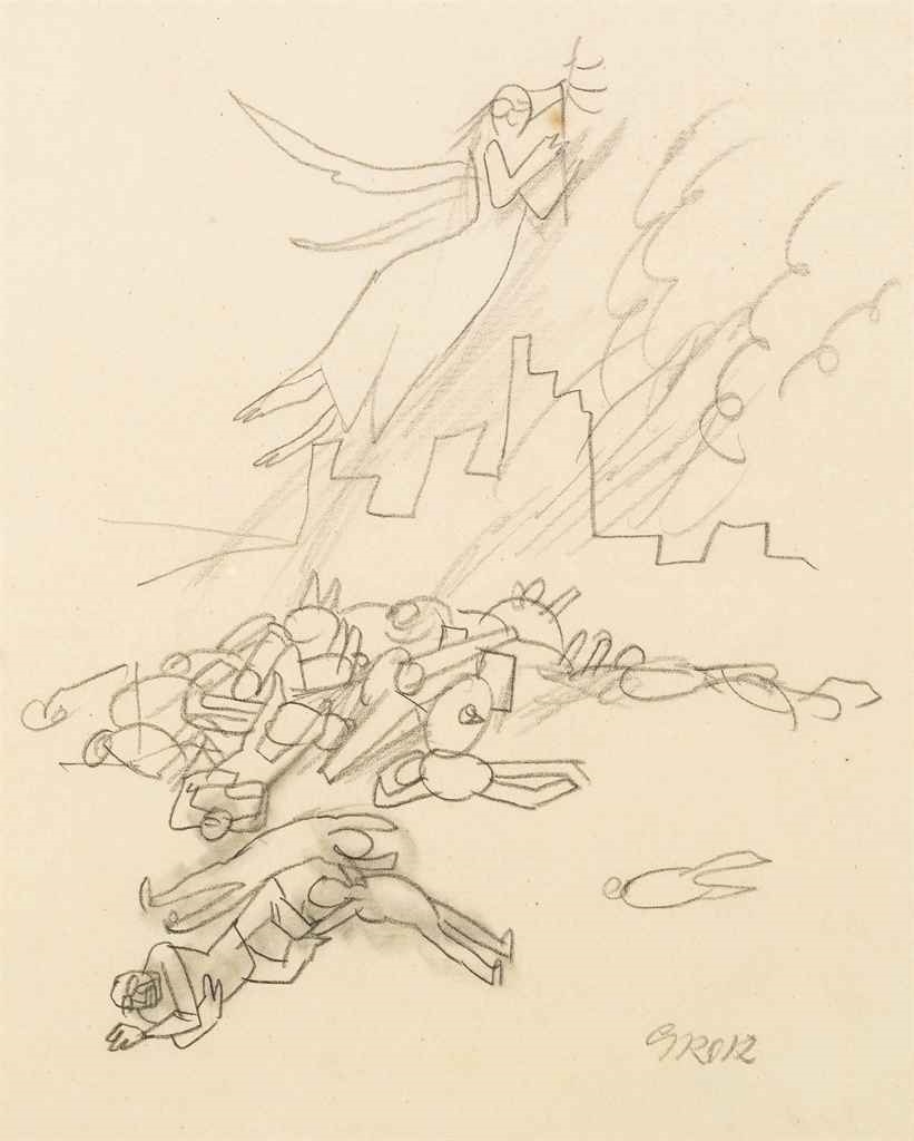 Massaker by George Grosz, 1915