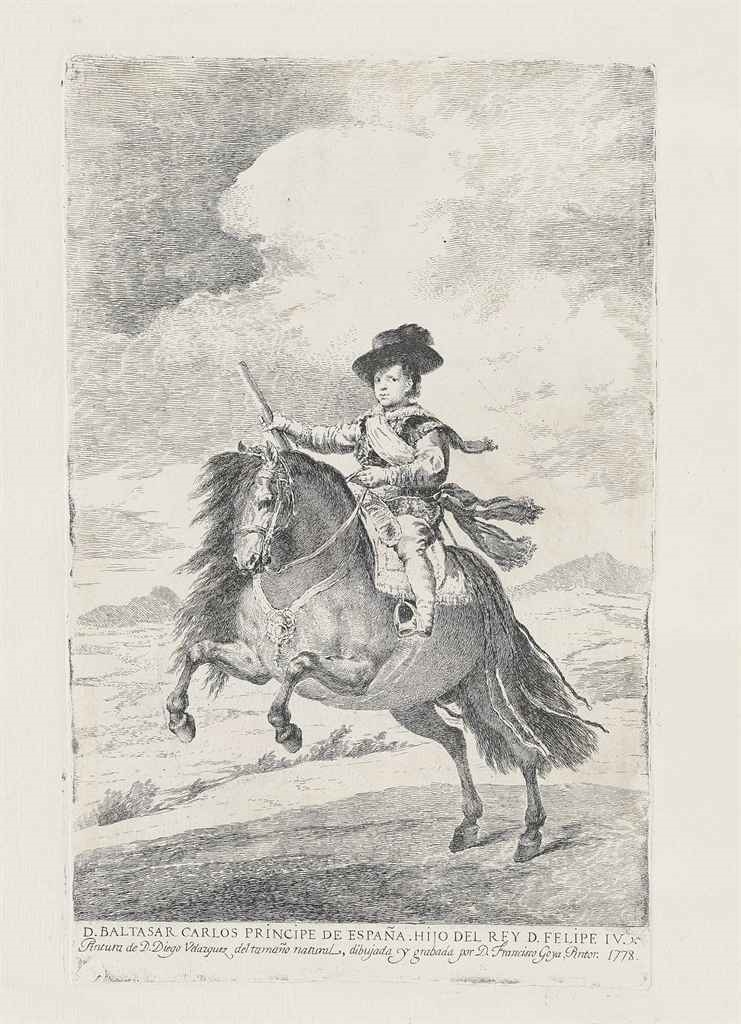Baltasar Carlos (D. 10; H. 9) by Francisco José de Goya y Lucientes, 1778-1779