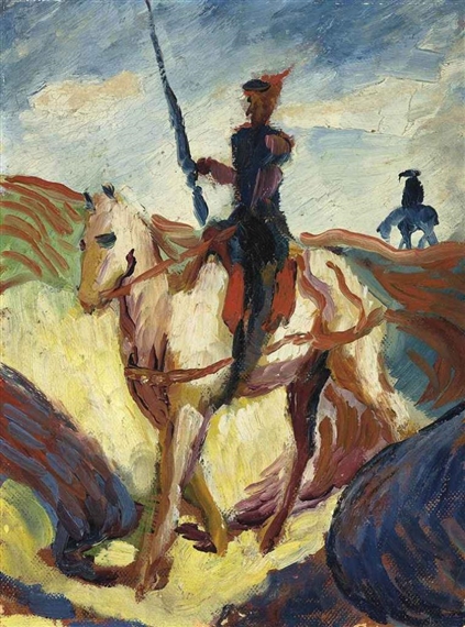 Don Quichotte by August Macke, 1912