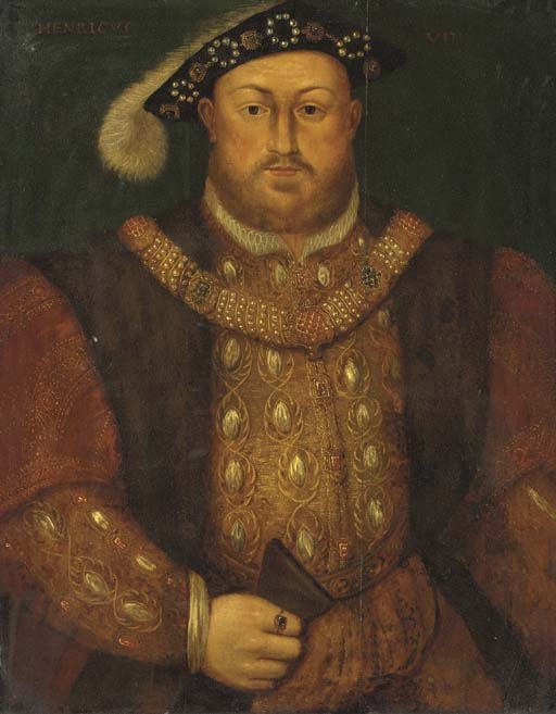 Hans Holbein the Younger | Portrait of Henry VIII (1491-1547), half ...