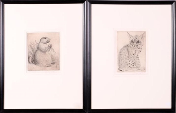 2 Works: Nature Portraits by S. Omon