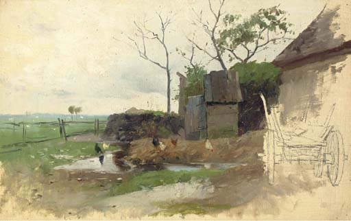 Study of a farmyard