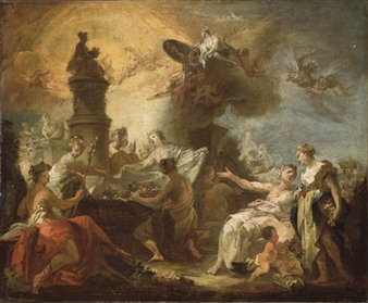 Allégorie du Printemps - Johann Christian Wink