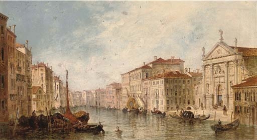 On the Grand Canal, Venice by William Meadows