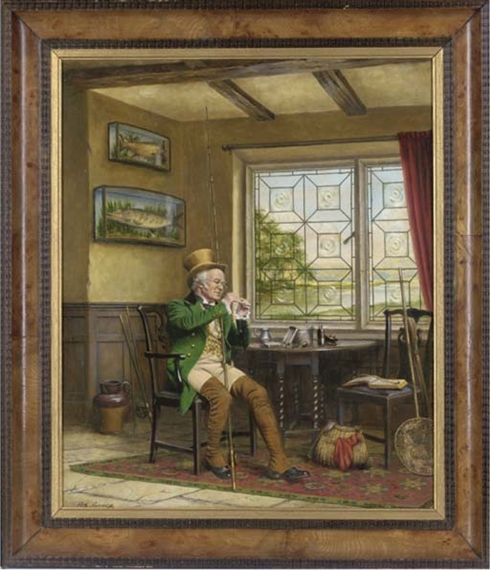 Tying a fly by A.L. Grace