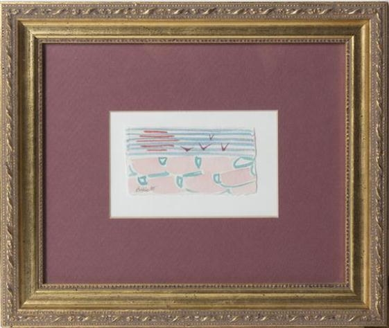 Artwork by Buslets, Birds at Sunset, Made of watercolor