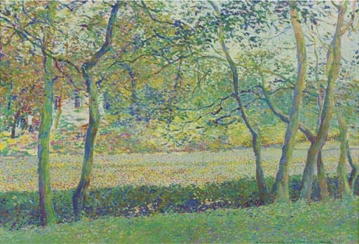 A sunny day in the park by Hessel de Boer