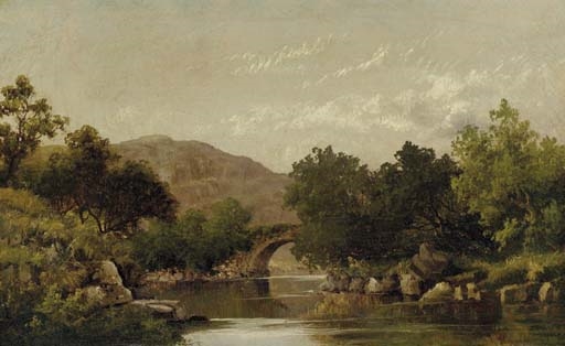 The Stone Bridge by Robert S. Duncanson, 1851