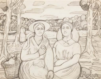 Deux bretonnes - Louis George Eléonor Roy