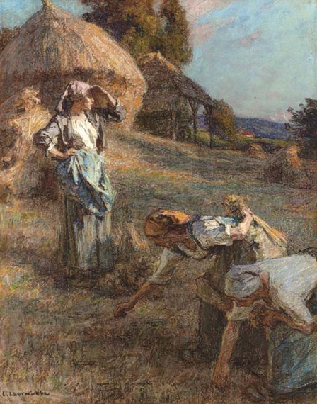 The Haymakers by Léon-Augustin L'Hermitte